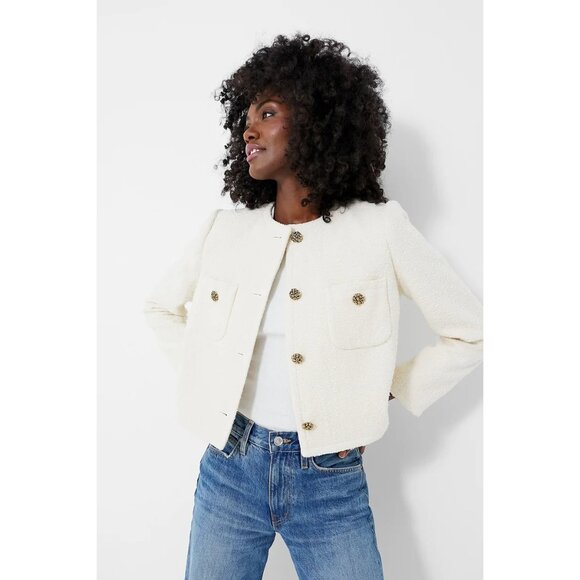 ba&sh Meredith Jacket in Ecru - Picture 2 of 4